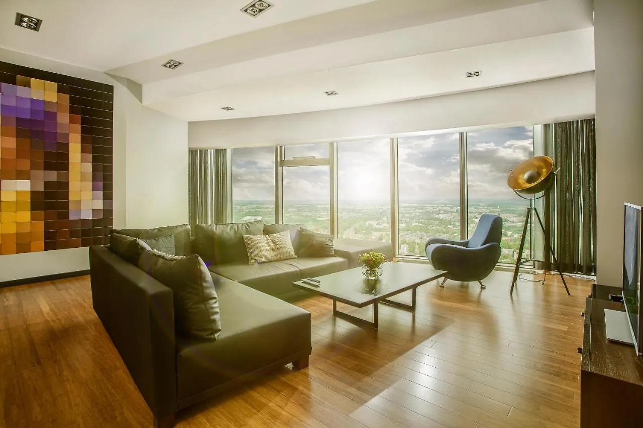 30Th+ Floor Apartments In Sky Tower Wrocław