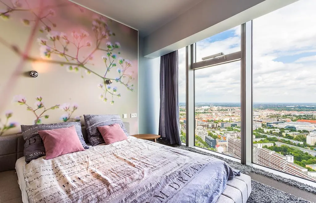 30Th+ Floor Apartments In Sky Tower Wrocław